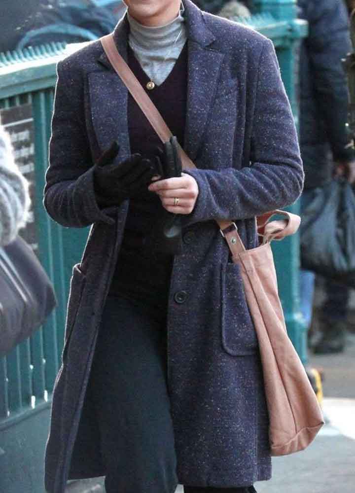 MARRIAGE STORY (NICOLE BARBER) SCARLETT JOHANSSON WOOL COAT